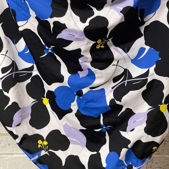 Swimsuits for All Floral Halter One Piece Bathing Suit Plus Size Curvy 20 - Picture 6 of 10